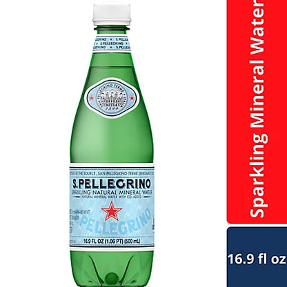 S. Pellegrino Sparkling Natural Mineral Water 16.9