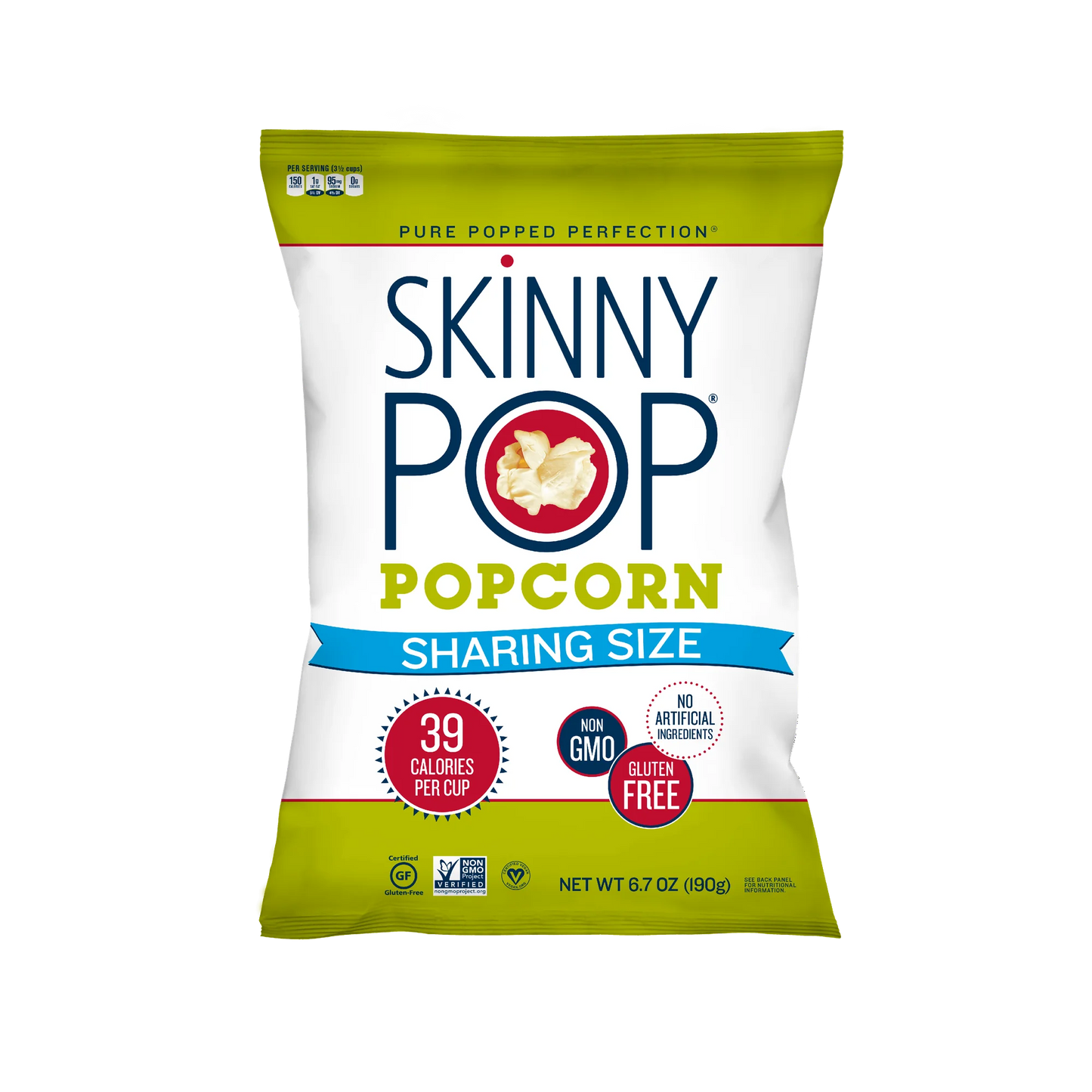 Skinny Pop:popcorn
