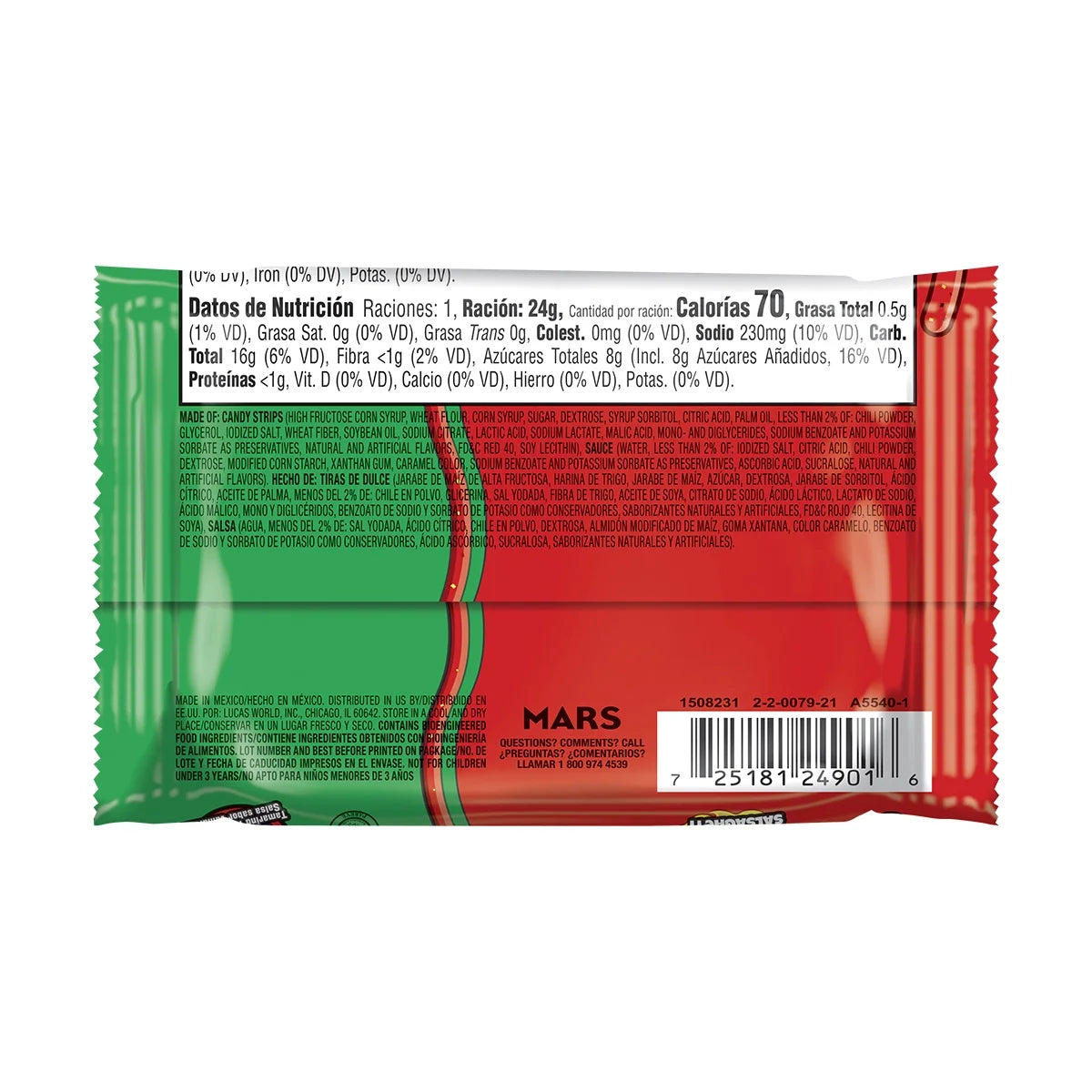 Skwinkles:Salsagheti Watermelon Flavor Hot Strips & Tamarind Flavor Sauce