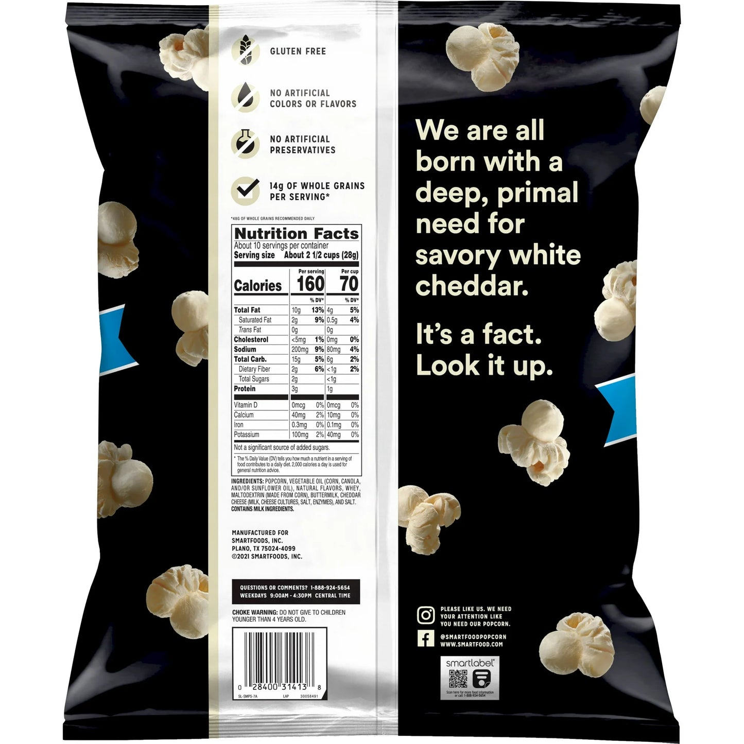 Smartfood White Cheddar Popcorn