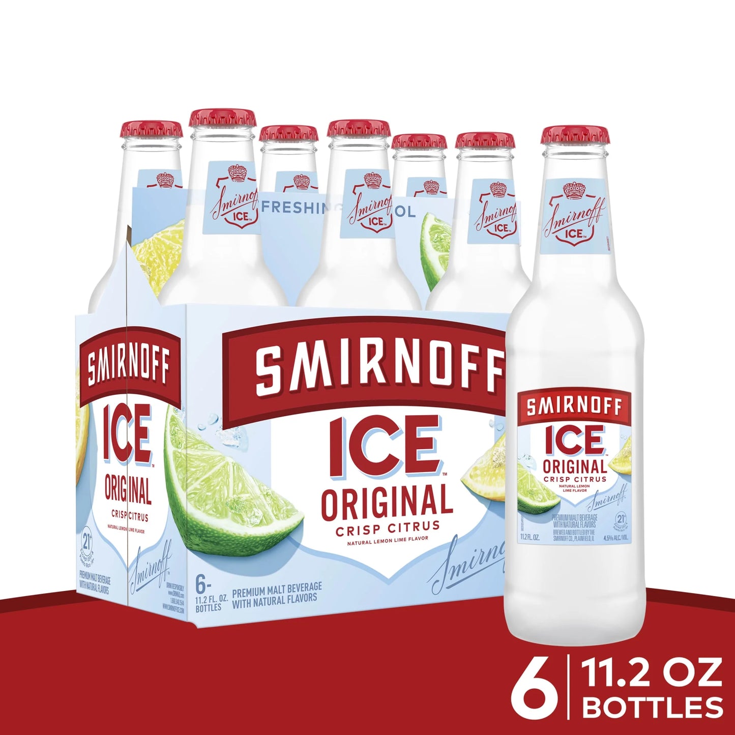 Smirnoff Ice, 6 Pack, 12 OZ, BOTTLE