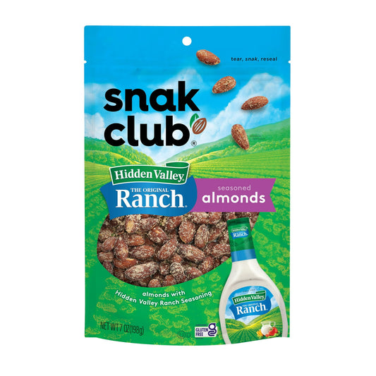 SNAK CLUB RANCH ALMONDS