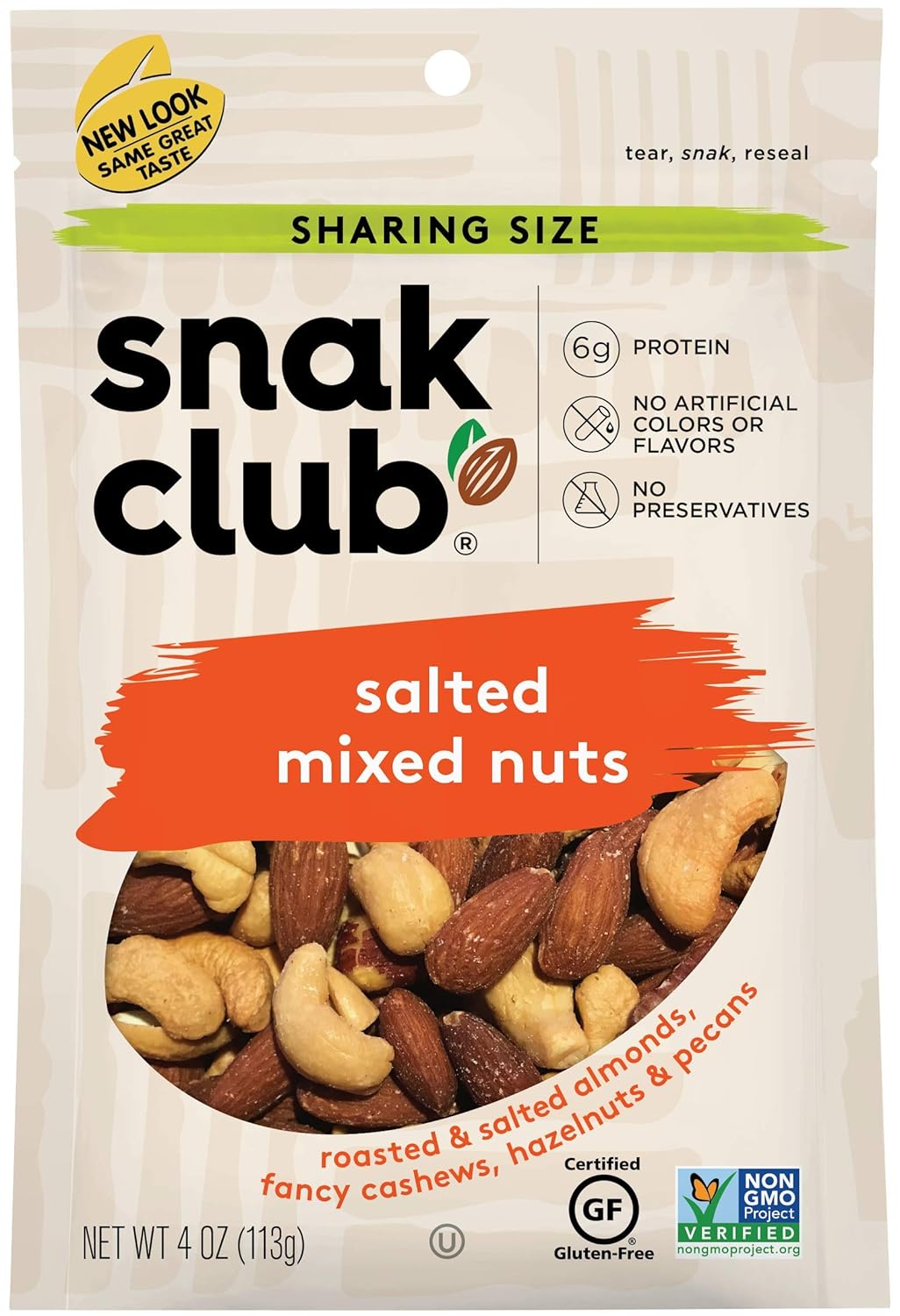 Snak Club Salted Mixed Nuts