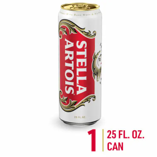 Stella Artois Single Can 25 FL.OZ