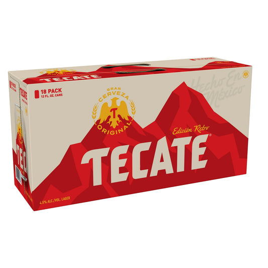 Tecate, 18 Pack, 12 OZ, Can