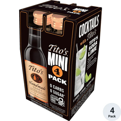Tito's Vodka 4pk, 50ml