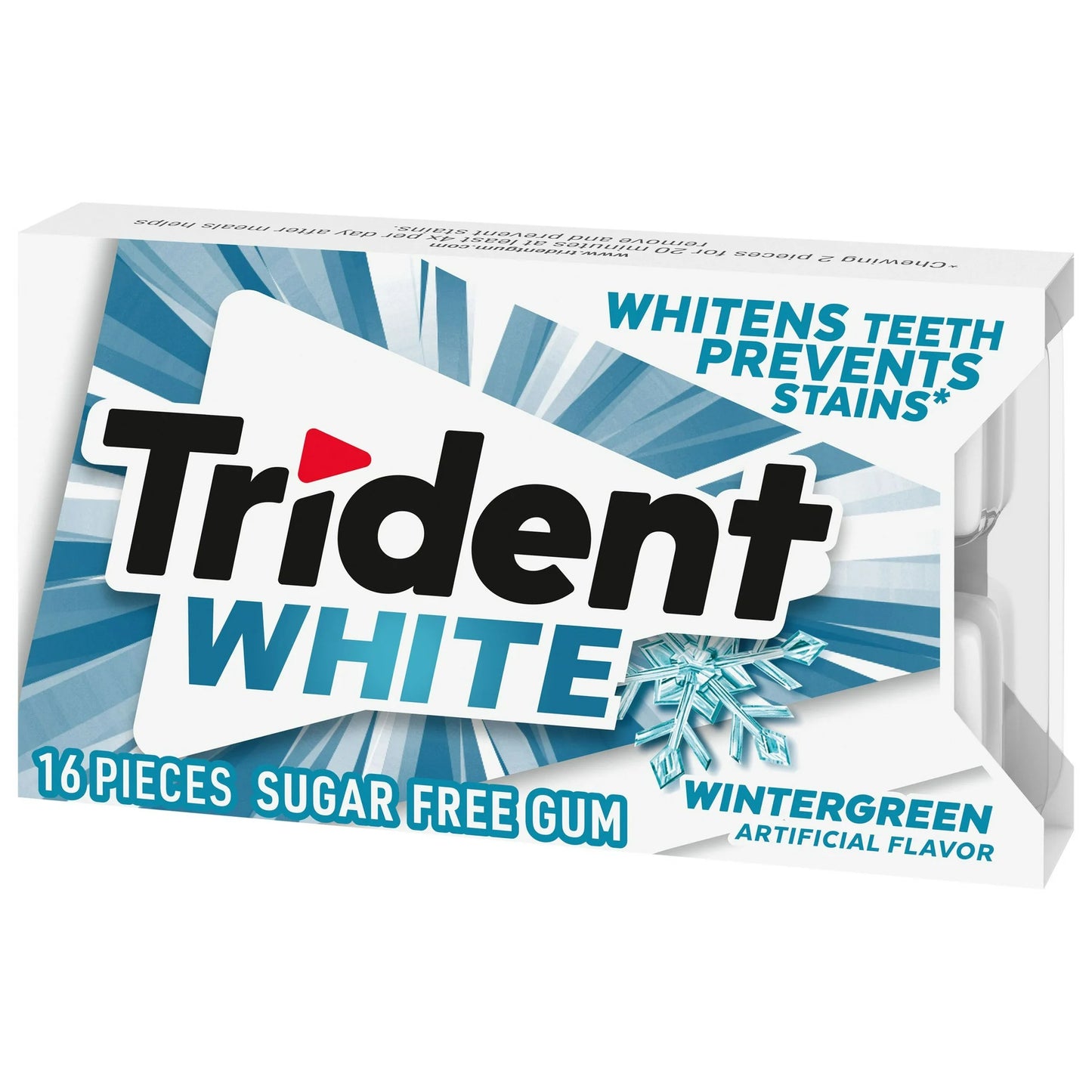 Trident White Wintergreen 16 Pieces