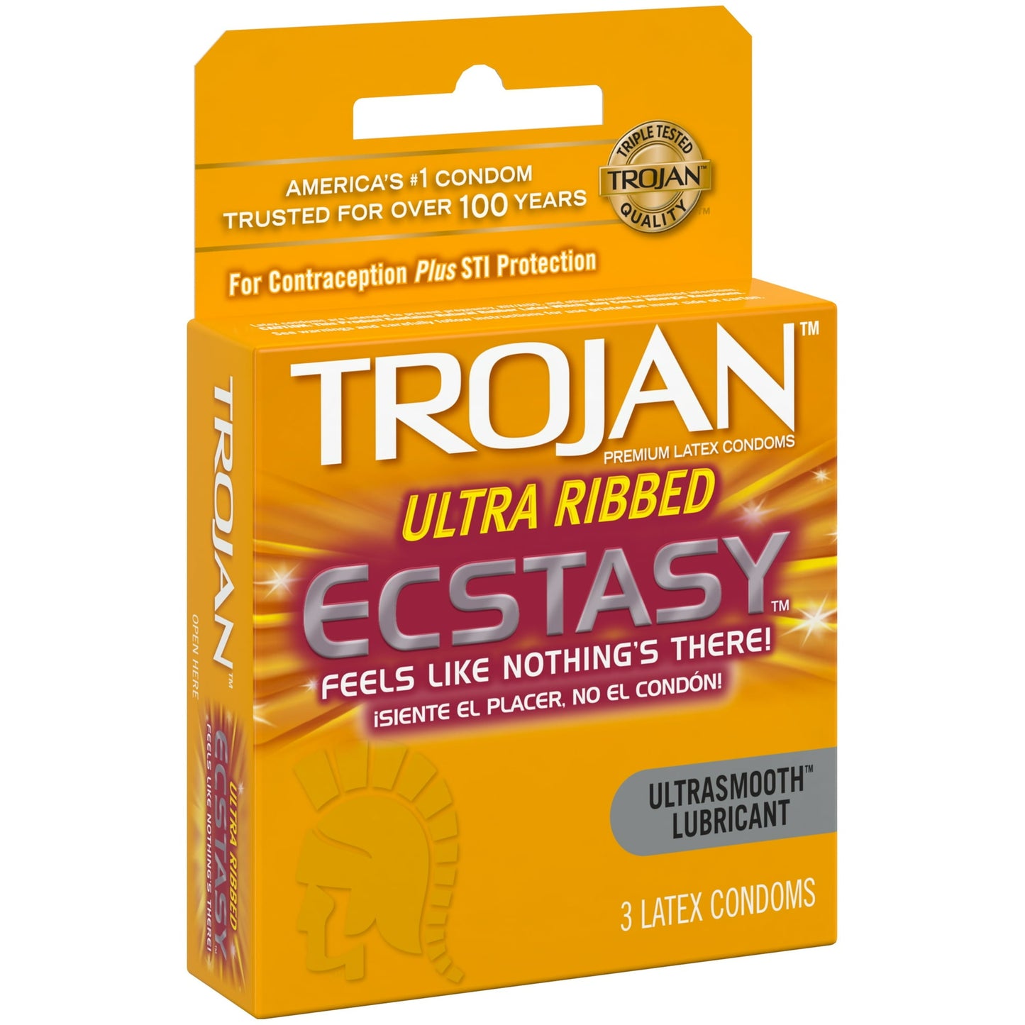 Trojan Condoms:ecstasy Stimulations Ultrasmooth Lubricant