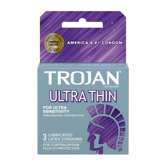 Trojan Condoms:ultra Thin Premium Lubricant