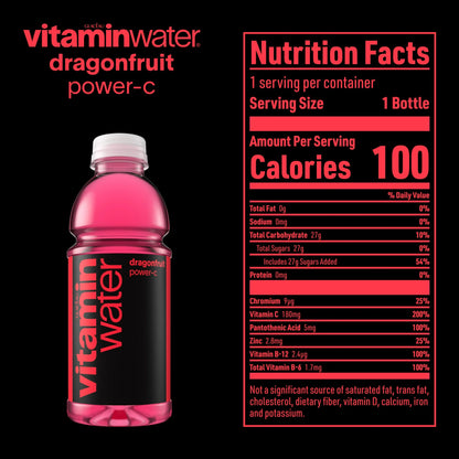 Vitamin Water:power-c - Dragonfruit 20oz