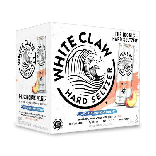 White Claw Peach 6pk