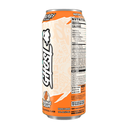 Ghost Energy Drink, Orange Cream
