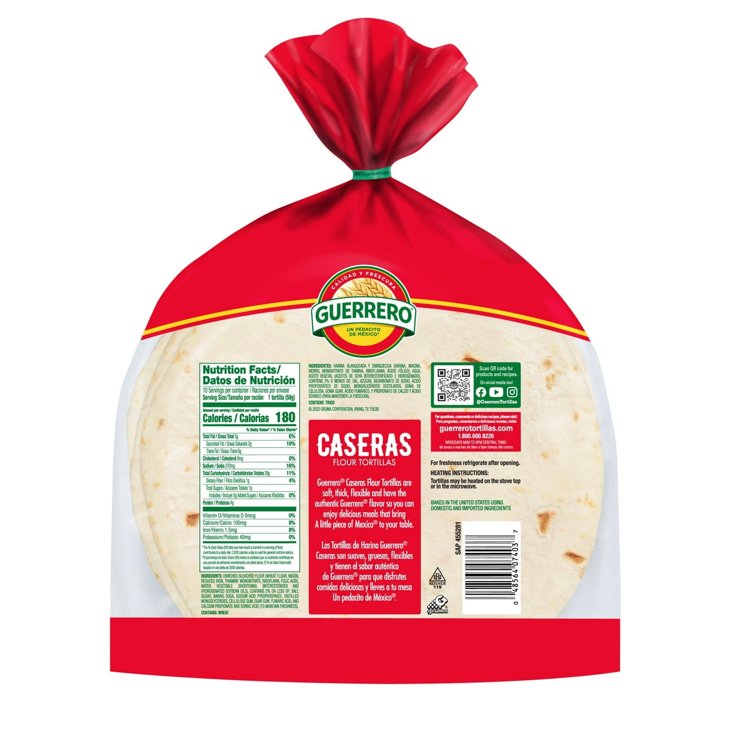 Guerrero:Flour Soft Taco 10 Ct-
