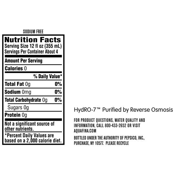 Aquafina Water, 1.5lt, Bottle