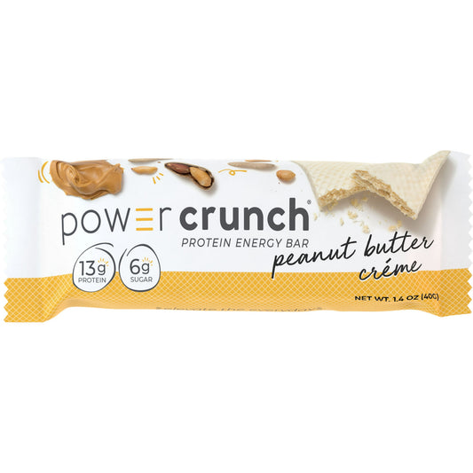 Power Crunch:High Protein Energy Snack, Peanut Butter Creme