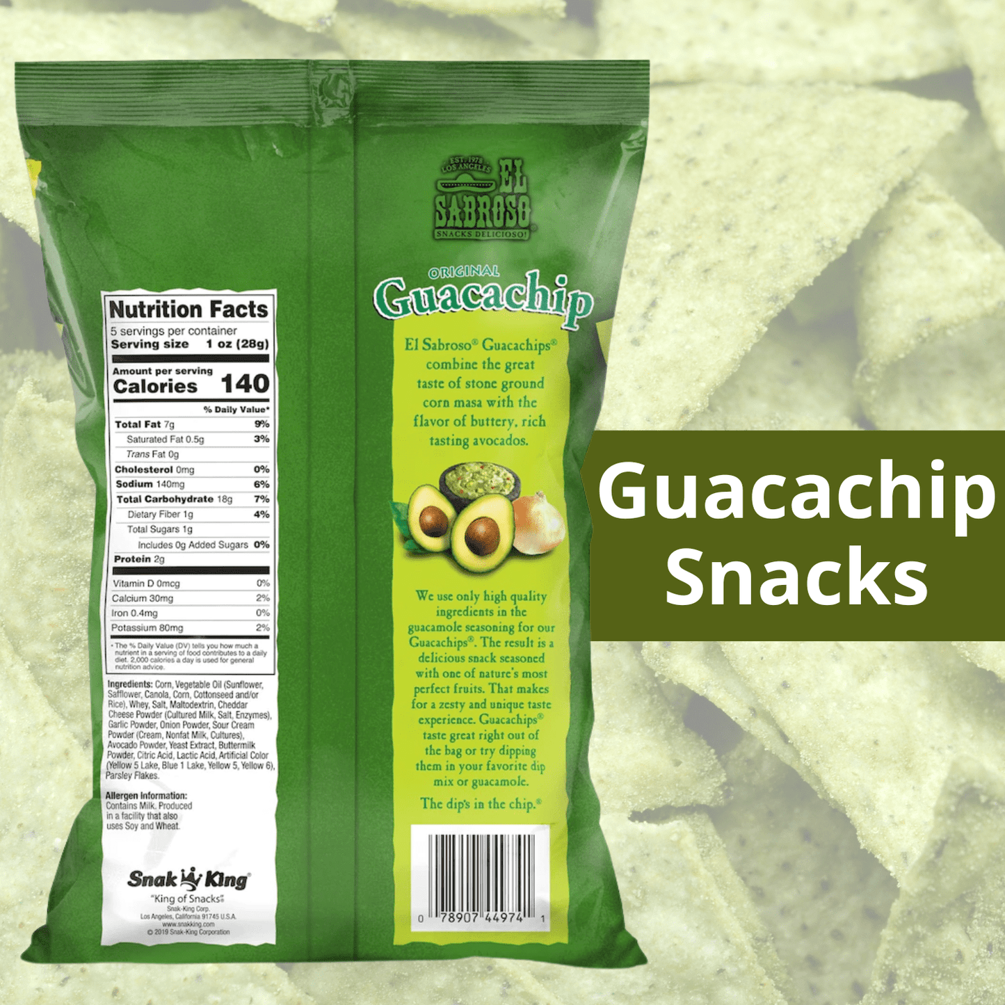 El Sabroso Guacachip:Guacamole