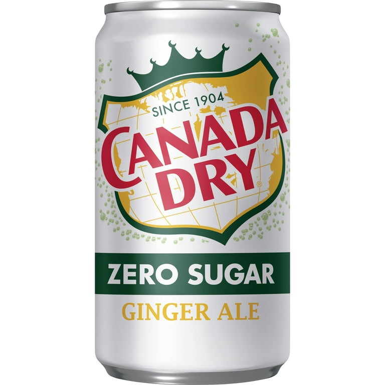 canada dry zero ginger ale, 7.5oz, can