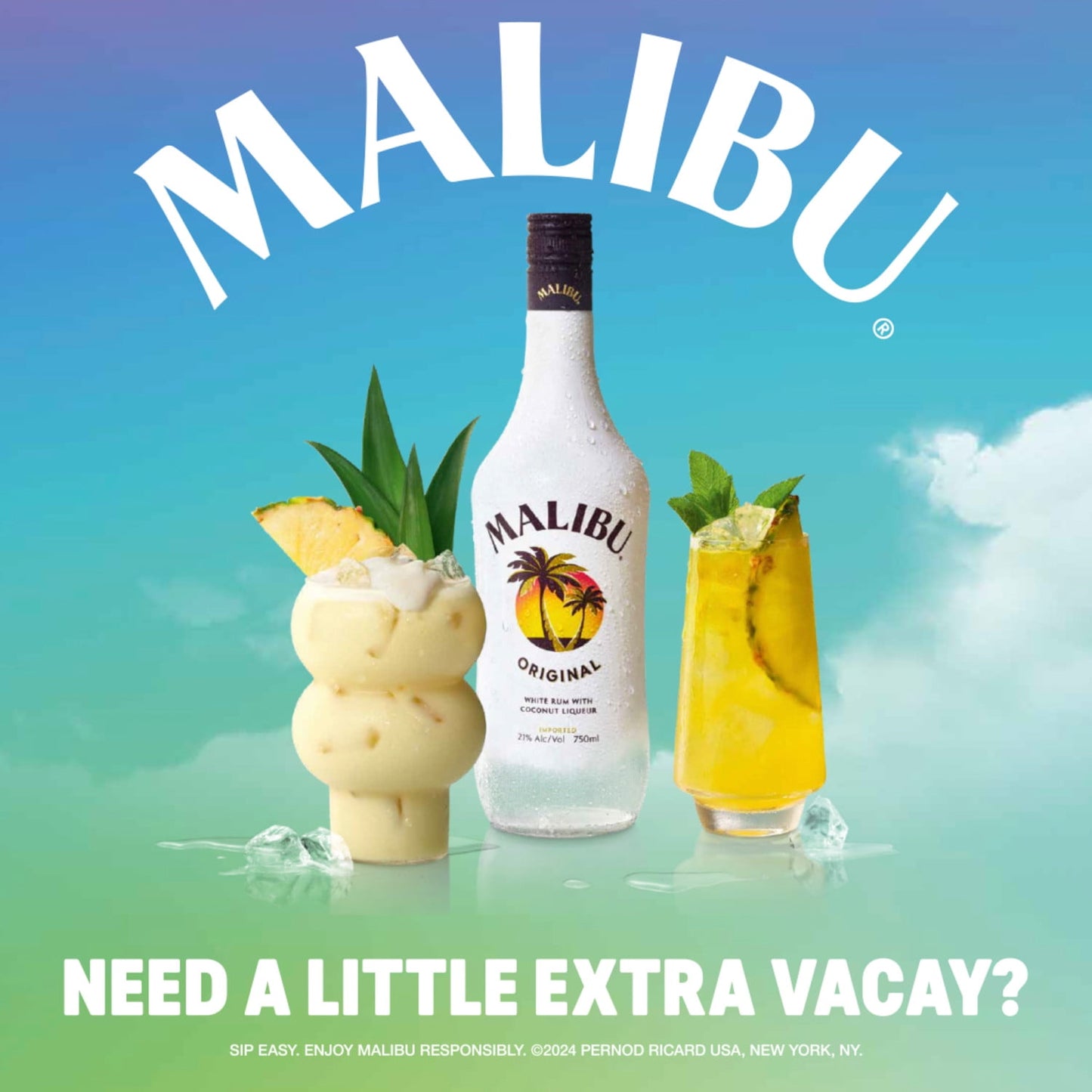 Malibu Caribbean Rum With Coconut