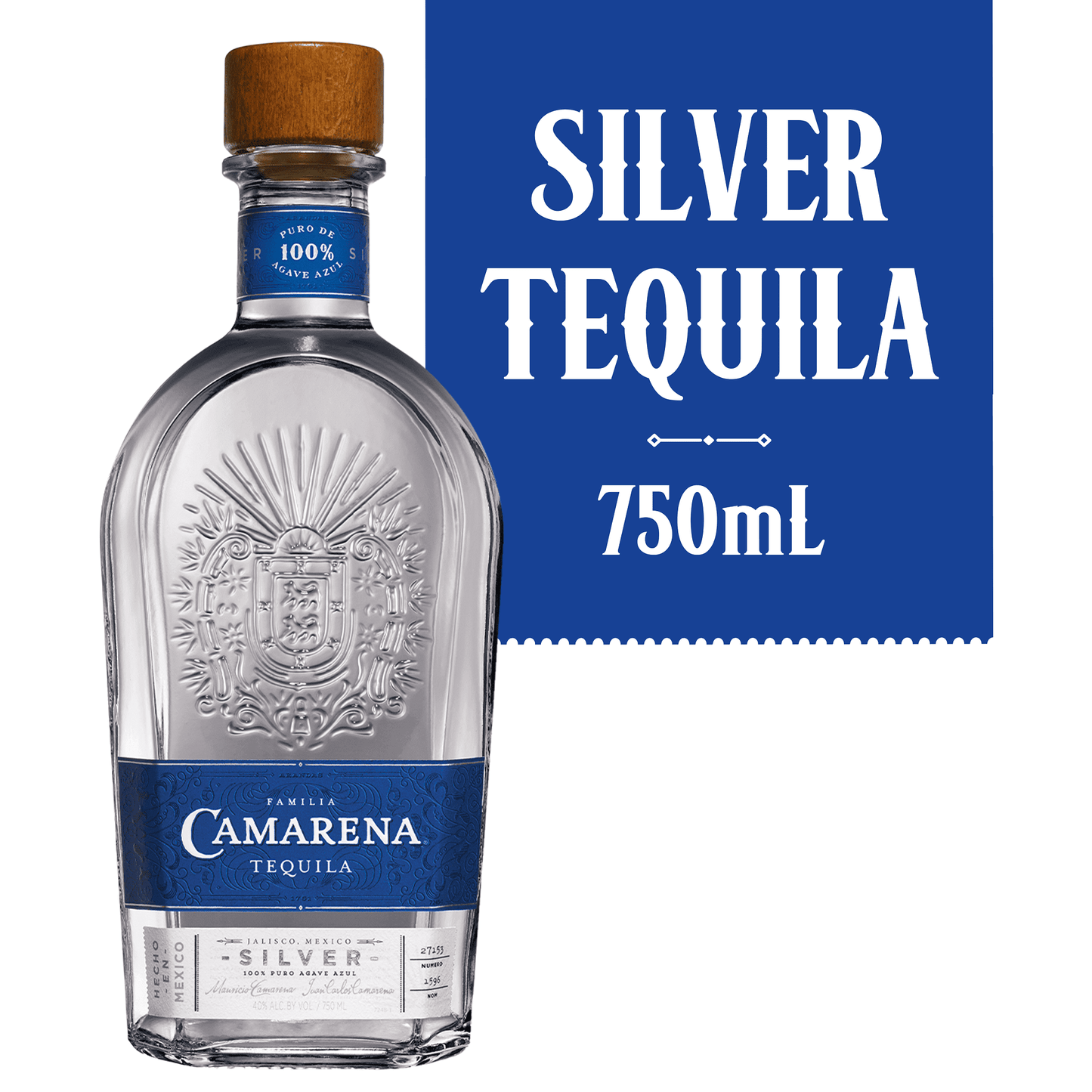 Camarena Tequila Silver-750ml