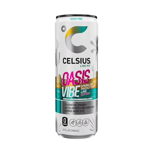 Celsius Oasis Vibe 12 Oz Can