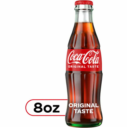 Coca Cola 8oz Glass Bottle