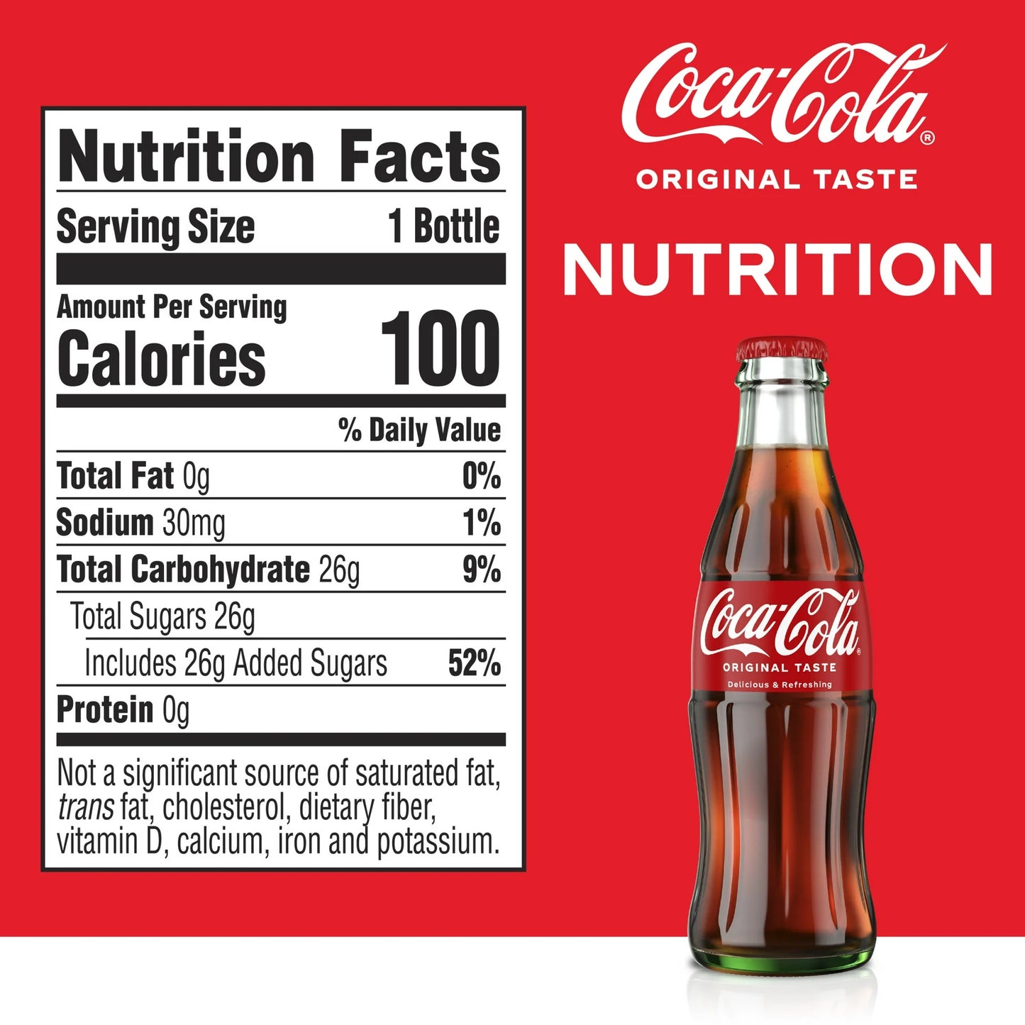 Coca Cola 8oz Glass Bottle