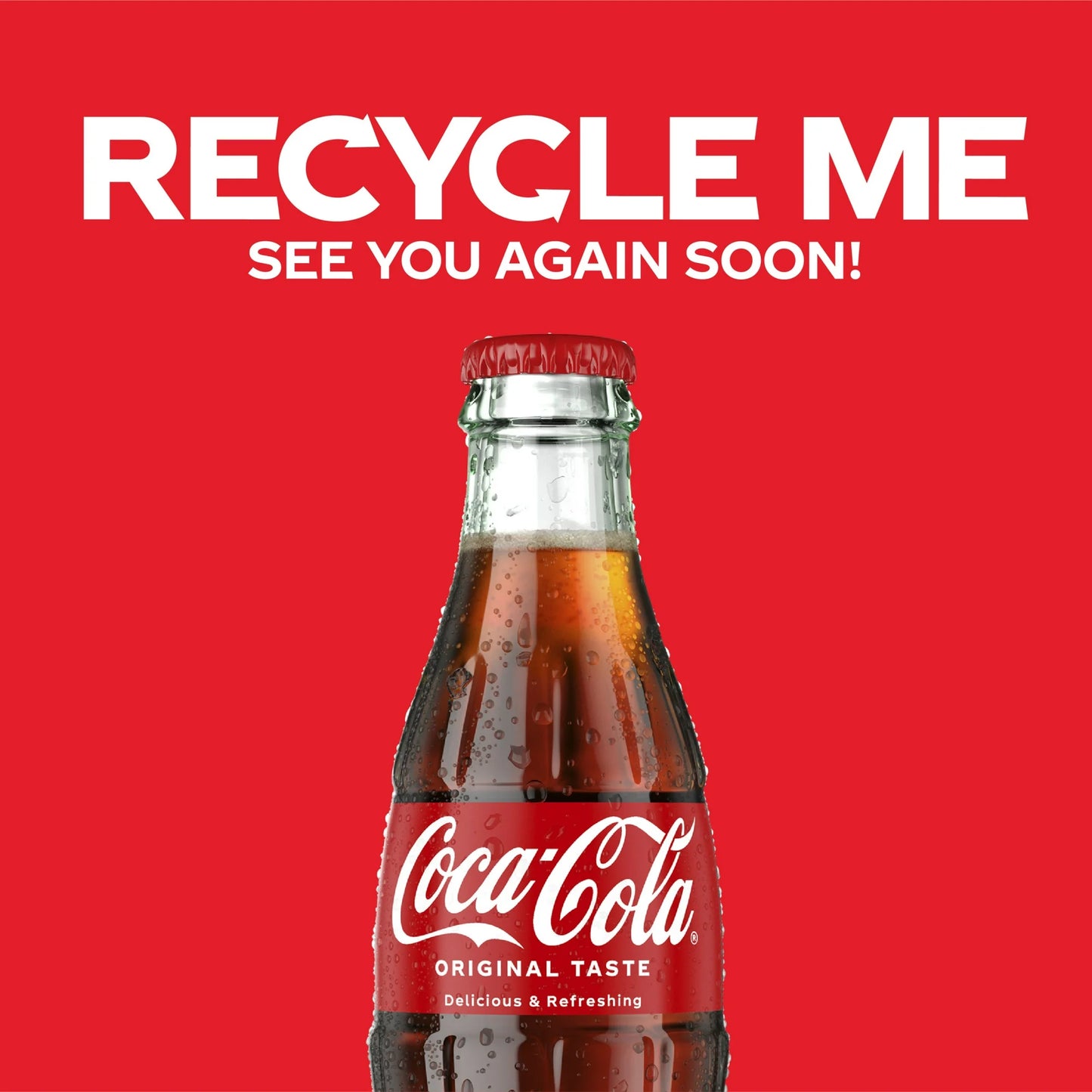 Coca Cola 8oz Glass Bottle