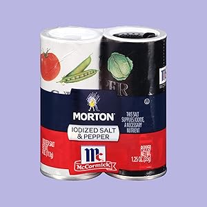 Morton Mc Cormick Iodized Salt & Pepper