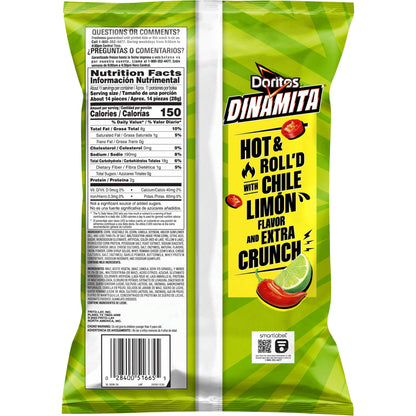 DORITOS DINAMITA CHJILE LIMON