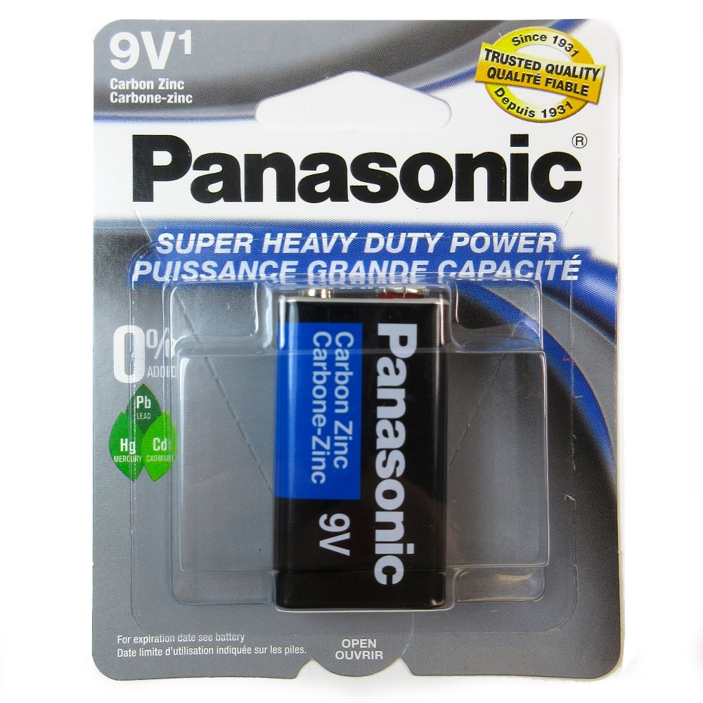 Panasonic Super Heavy Duty 9volt Battery