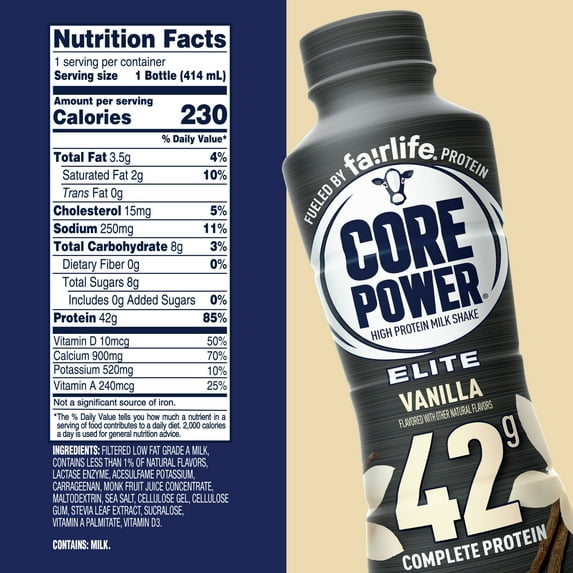 Core Power Vanilla, 14 oz