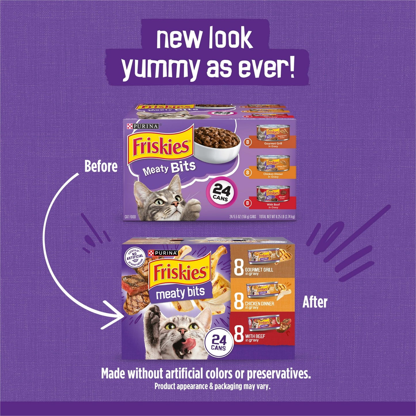 Friskies Wet:meaty Bits W/beef in Gravy