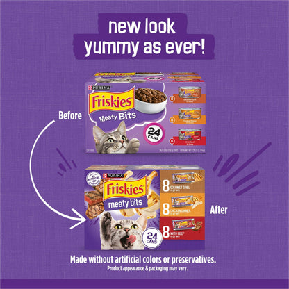 Friskies Wet:meaty Bits W/beef in Gravy