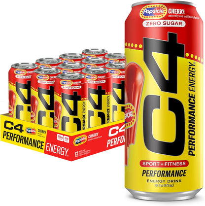 C4 Energy Zero Sugar 16oz Cherry