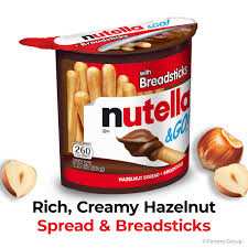 Nutella Ferrero & Go Hazelnut Spread + Breadsticks