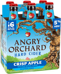 Angry Orchard Crisp Apple, 6 pack, 12 oz, bottle