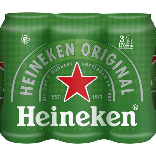 Heineken, 3 Pack, 24 Oz, Can
