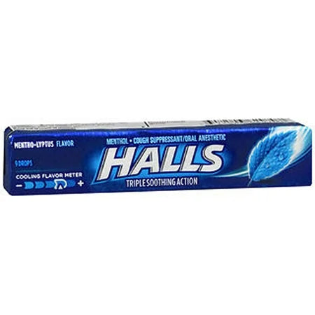 Halls Base:mentho-lyptus Menthol Drops