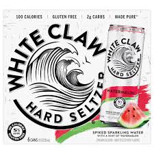 White claw Watermelon, 6 PACK, 12 OZ, CAN