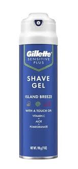 Gillette Shave Gel Island Breeze 7oz