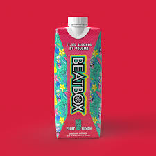 Beat Box Fruit Punch, Box, 16.9 oz
