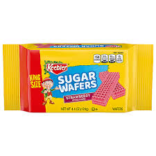 Sugar Waffers Strawberry