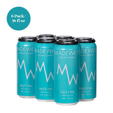 madewest hazy ipa, 6pk, 16oz, can