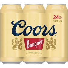 Coors Banquet, 3 Pack, 24 oz, Can