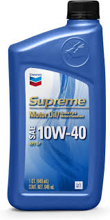 Chevron Supreme Motor Oil SAE 10W-40