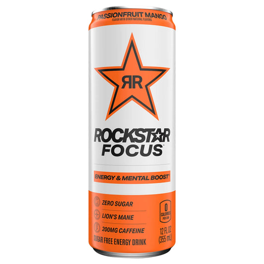 ROCKSTAR PASSIONFRUIT MANGO 12 oz can