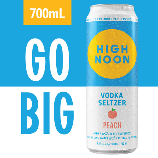 High Noon Peach, 700ml, Can