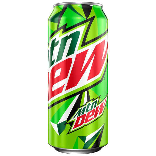 mountain dew can 16 oz