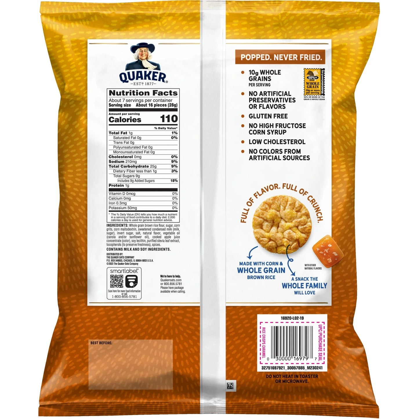 Quaker Caramel Ricecrips
