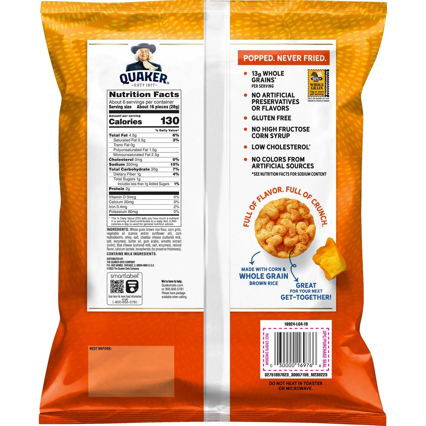 quaker cheddar